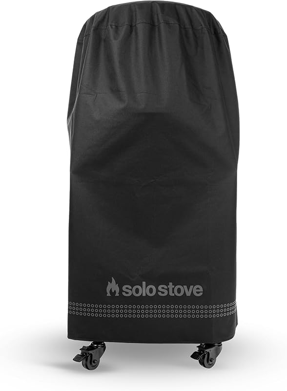Cubierta para carrito de horno de pizza Solo Stove | Refugio para mesa de horno de pizza, protege de la lluvia, la nieve y el polvo, resistente al agua Material: acrílico teñido con solución, diámetro superior: 25 pulgadas, diámetro inferior: 42 pulgadas, altura: 42 pulgadas.