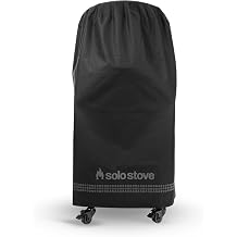 Solo Stove Pizza Oven Cart Cover | Pizza Oven Table Shelter, Protects from Rain, Snow, and Dust, Water Resistant Material Solution-died Acrylic, Dia Top 25 in, Dia Bottom 42 in, Height 42 in.