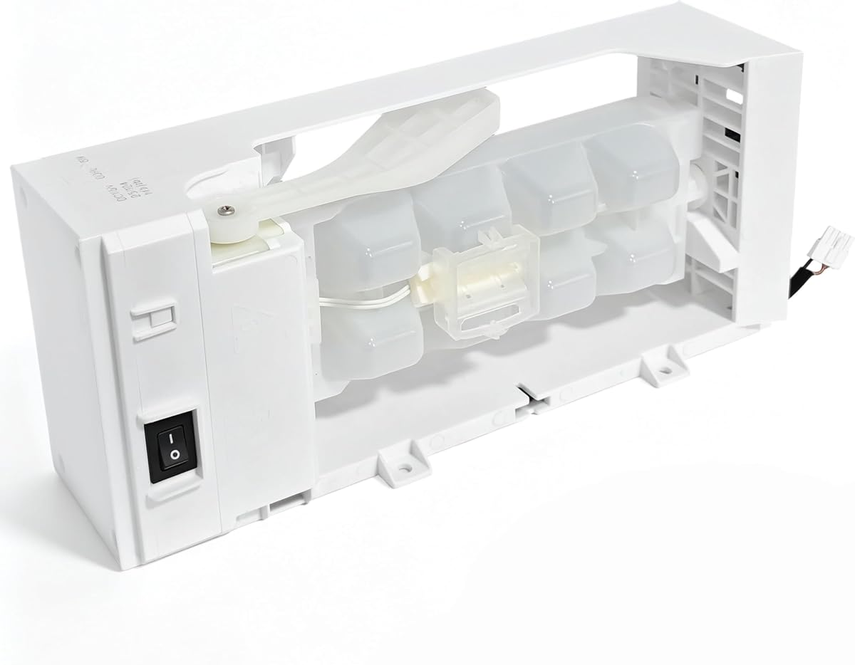 W11546935 Compatible Ice Maker Assembly for Whirlpool Kenmore Amana Maytag | Works with W11700250, W11633658, W11359448, Fridge Ice Maker Replacement