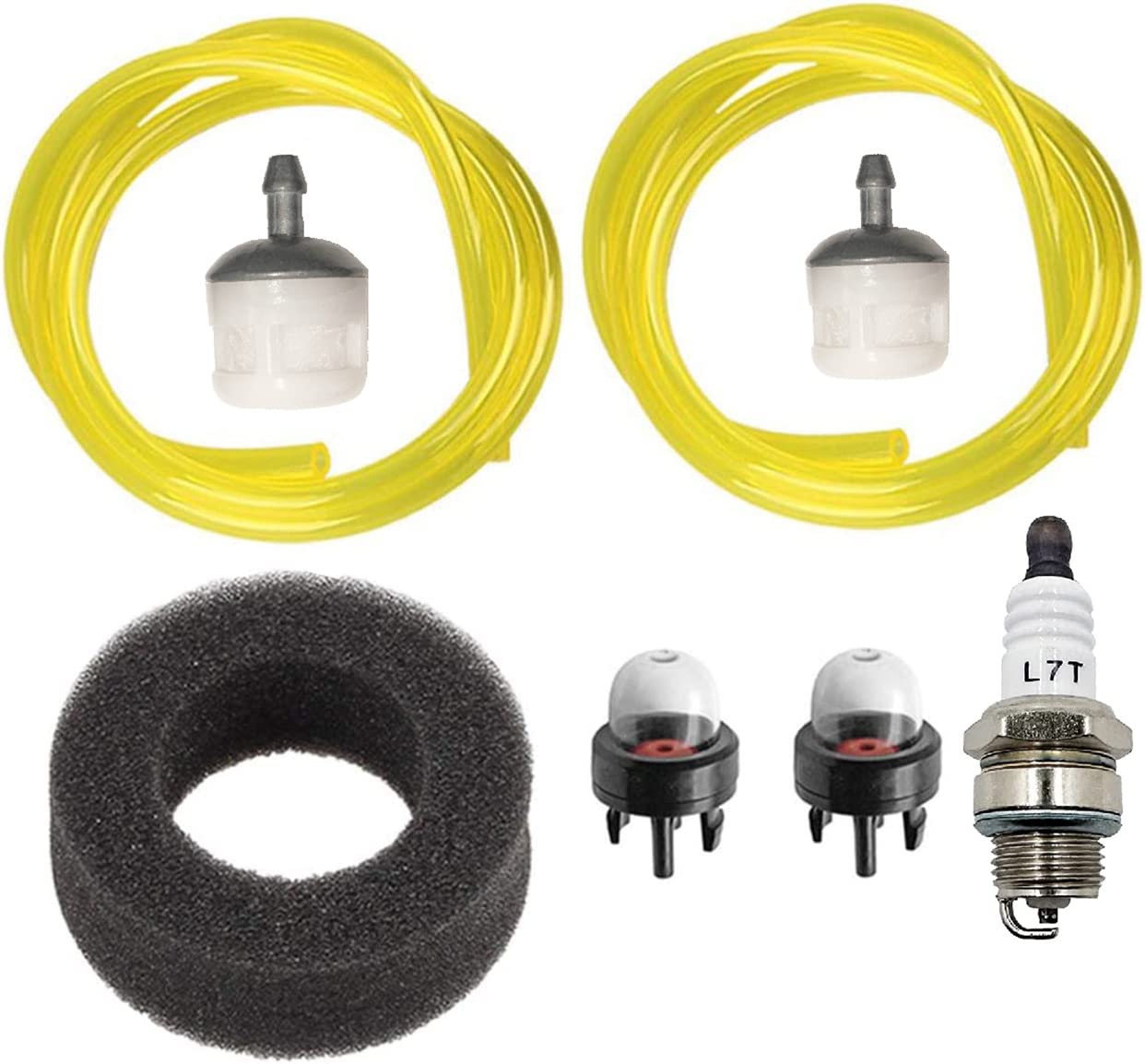 Hippotech Air Filter Fuel Line Filter Replacement for Ryobi 410R Replacement for Tiller 740R 2-Cycle Gas Trimmer