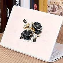 Black Gold Rose Car Decals 2PCS