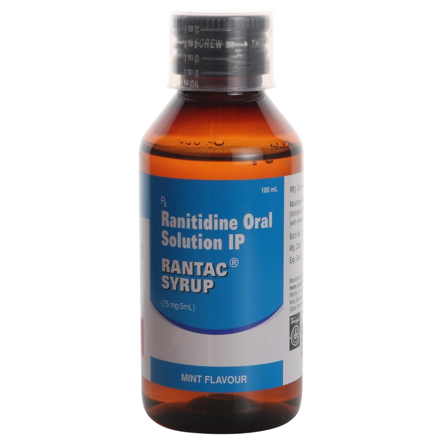 Rantac Bottle of 100 ml Syrup Amazon.in Health & Personal Care