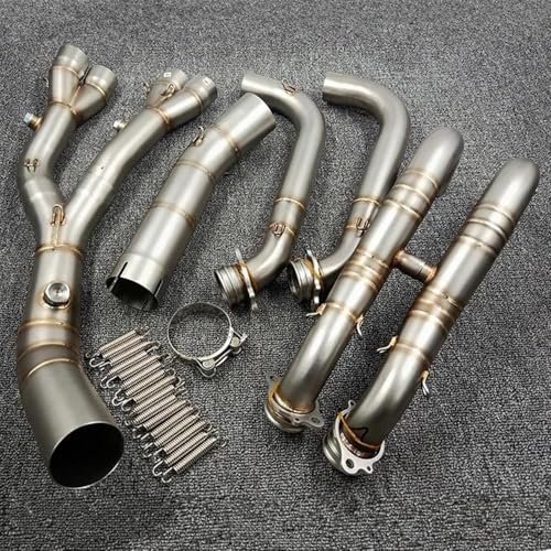 Tuyau d'échappement moto pour circuit et route sur BMW S1000RR 2018 inox