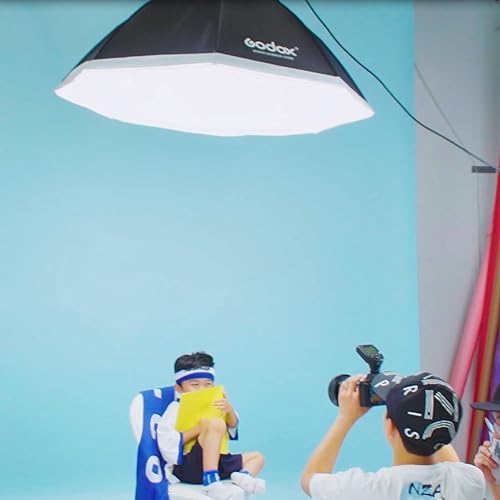 Miniatura 8 de Godox Octagon Softbox 37" 37.4 in Bowens Mount para Monolight Photo Studio Strobe Iluminación