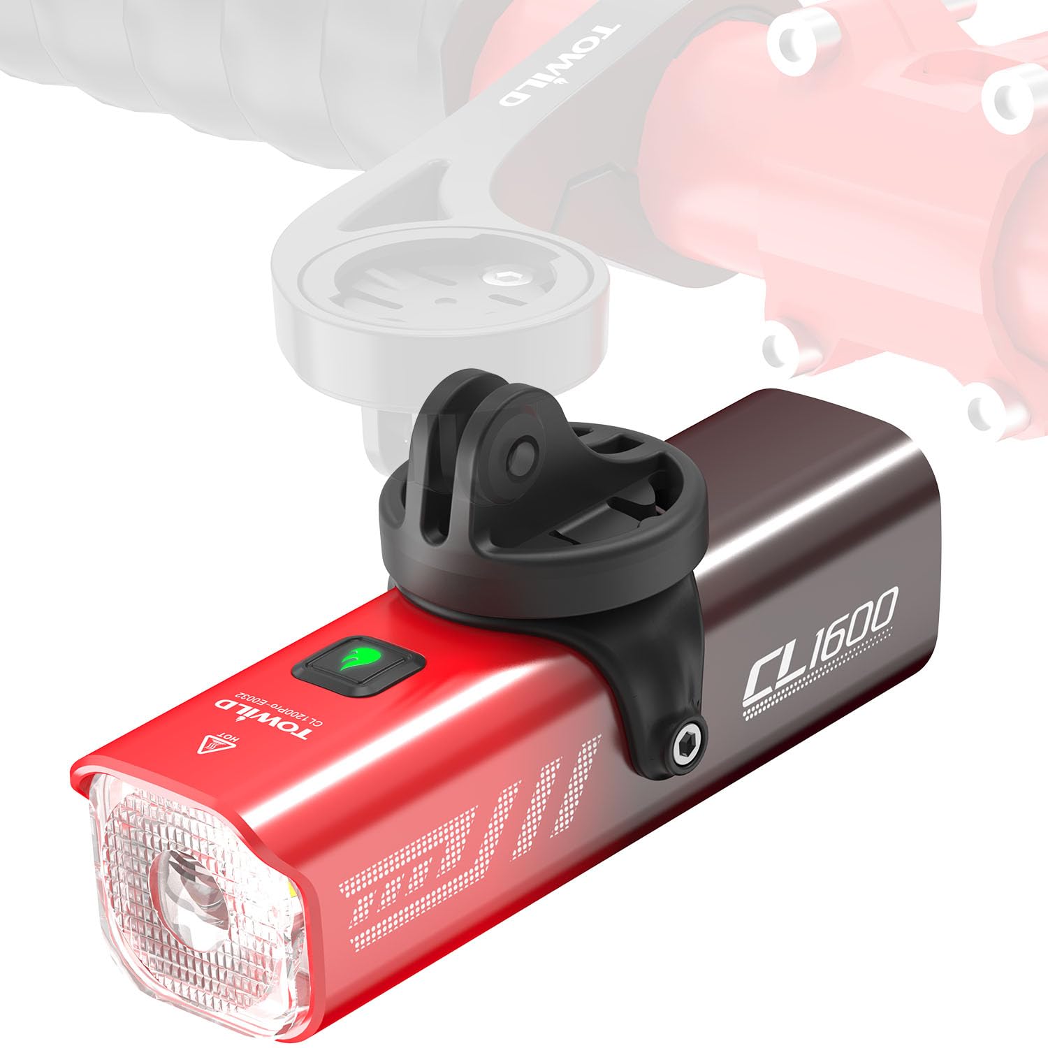 新品未使用【TOWILD】CL1600（リモコン付）ヘッドライト1600ルーメン Amazon | TOWILD CL1600 自転車 ライト 1600ルーメン 大容量5000mAh