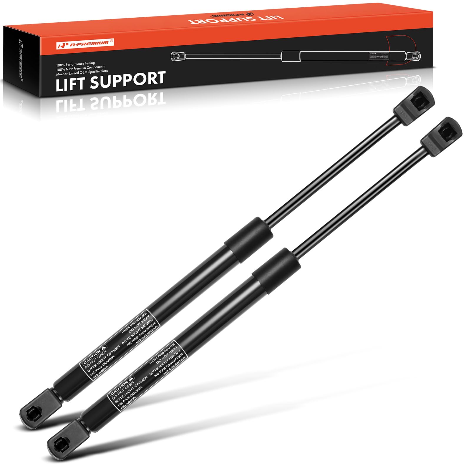 A-Premium Front Hood Lift Supports Shock Struts Compatible with Select Ford Models - Taurus 2010-2019, Police Interceptor, Special Service Police - Replace# AG1Z16C826A(2PC Set)