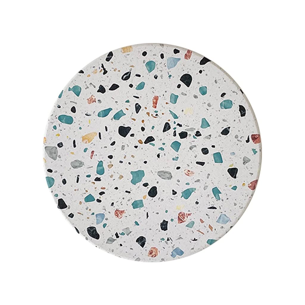 Coaster cup pad terrazzo liège pour sublimer vos pauses café