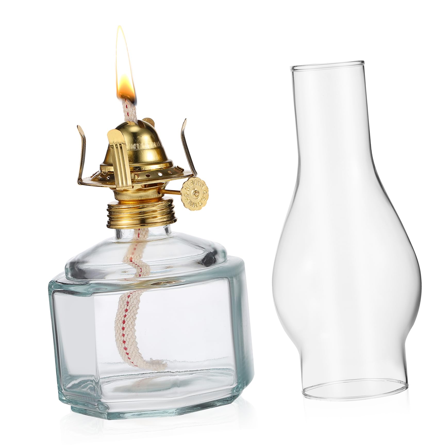 CORHAD Abat-jour Verre Transparent Pour Lampe à Pétrole