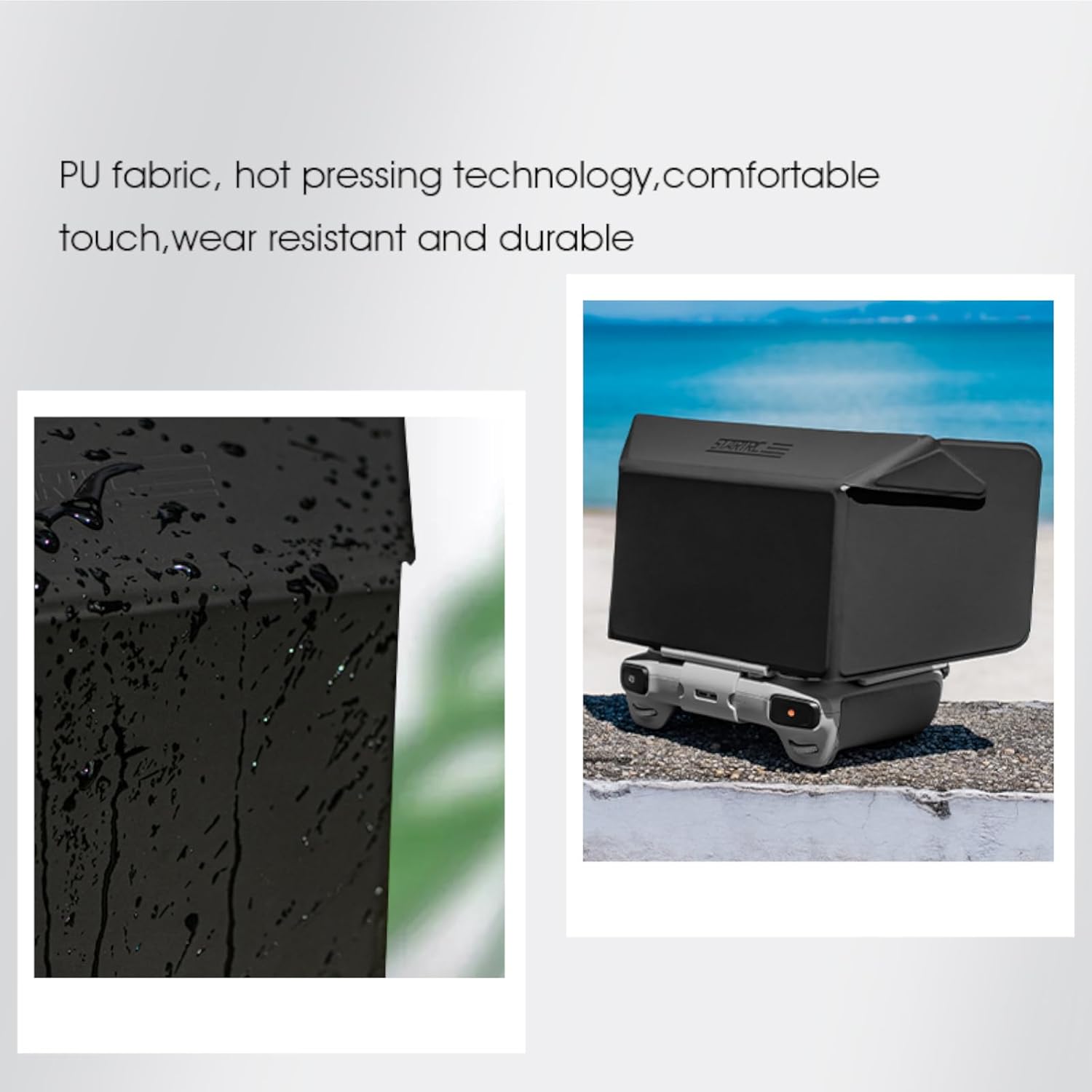 Mini 3 Pro RC Sunshade, Foldable Drone Controller Sun Hood Tempered Glass Film and Lanyard Compatible with DJI Mini 3 Pro/Mini 3 / Mavic/Mavic 3 Classic Accessories