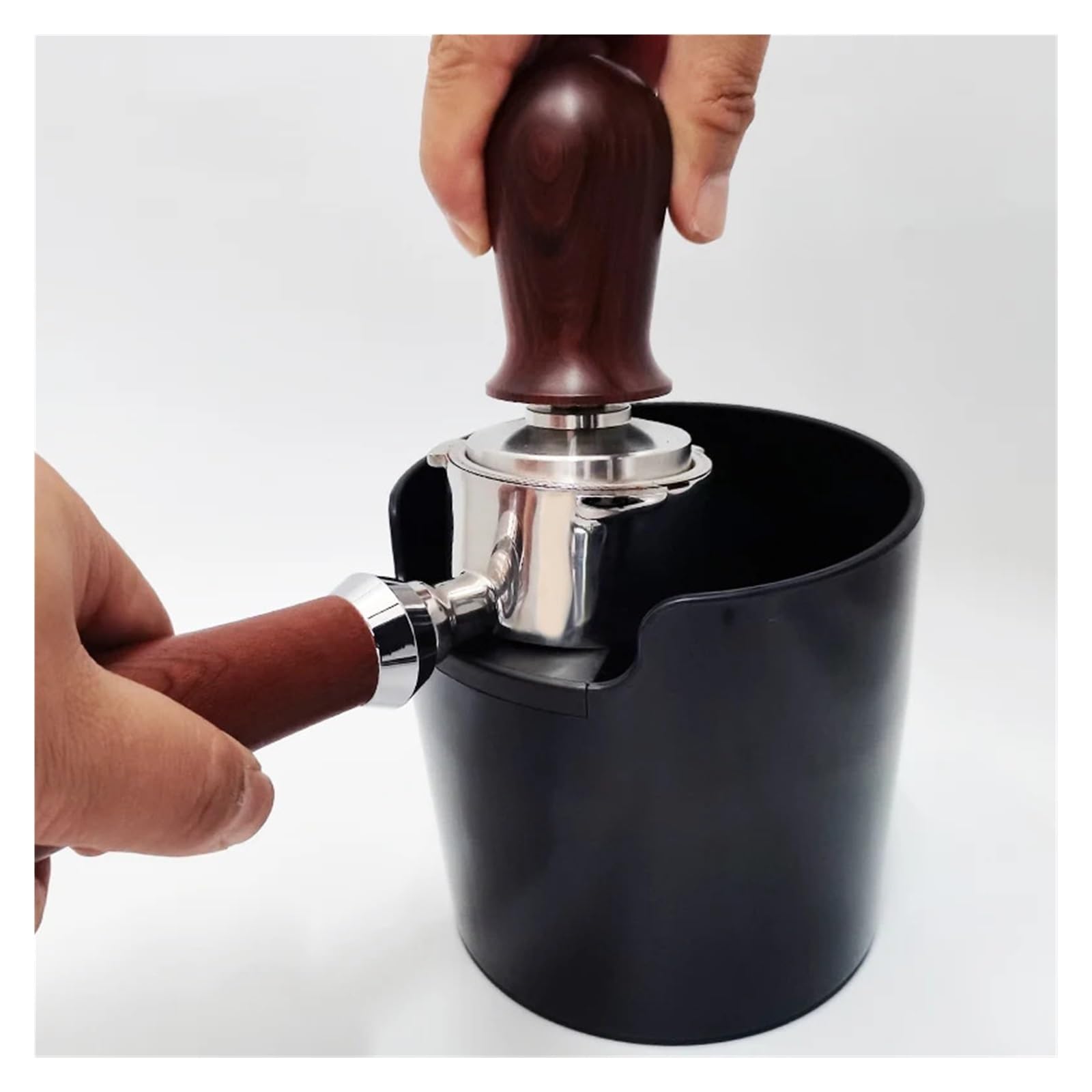 Bussola for Caffè Compatibile Con Portafiltro Combinato 2 In 1 Supporto Antimanomissione Base Antiscivolo A Lunga Durata Accessorio Barista