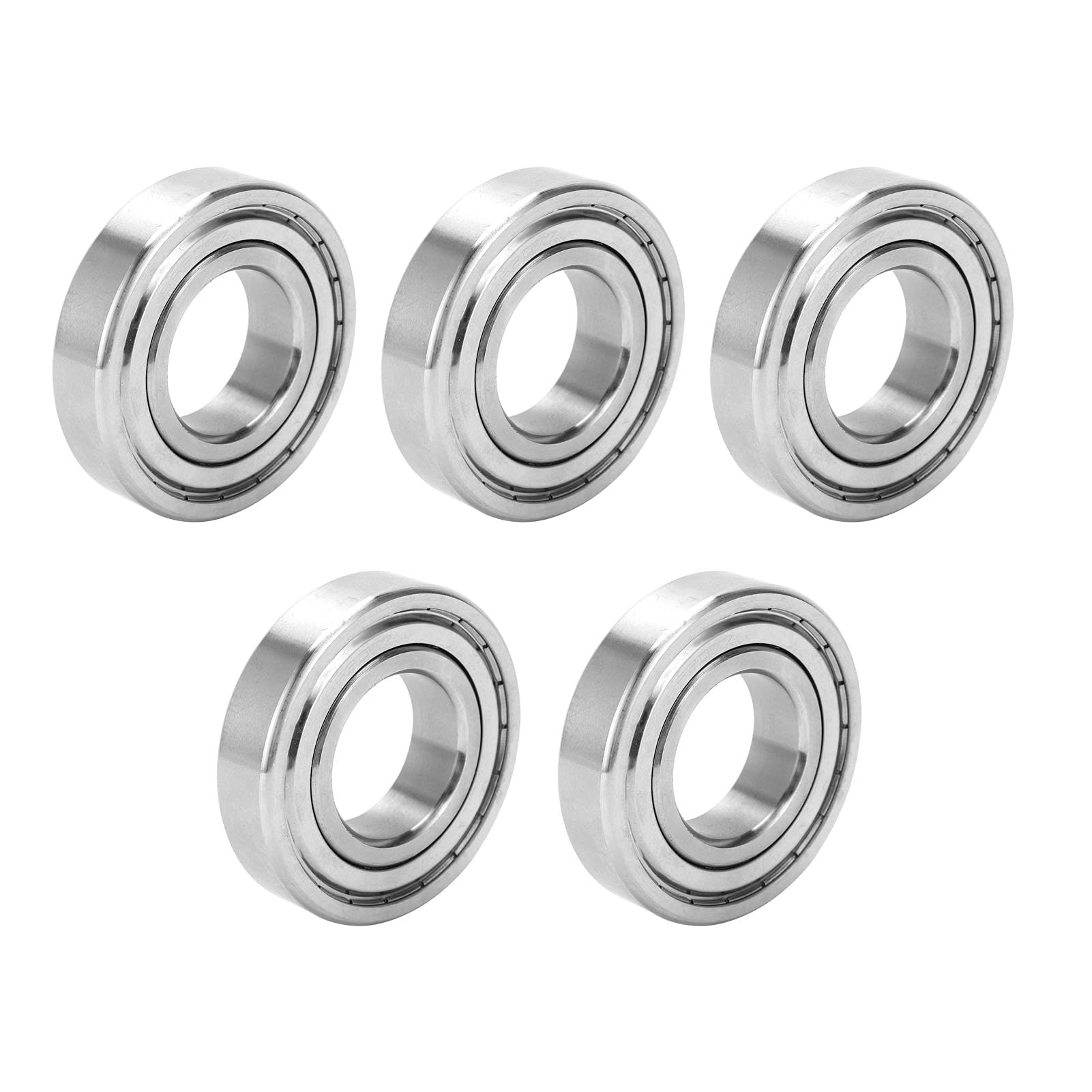 Domary Rodamientos de Bolas en Miniatura de Alta Velocidad S6207ZZ 72 Mm para Aplicaciones Maquinaria Fabricados en Acero Inoxidable 5 Piezas