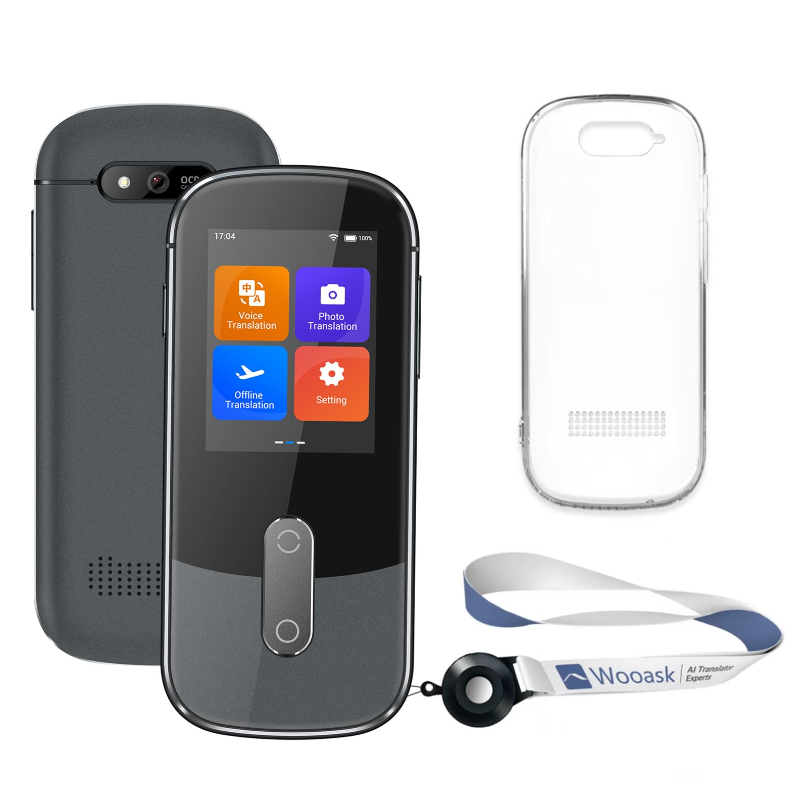 Wooask Sprachübersetzer Ohne Internet, Übersetzer Gerät Testsieger, Translator W09 Übersetzer Echtzeit 144 Sprachen mit sprachausgabe/Offline/Foto Sprachübersetzer für Reisen,Lernen und Business