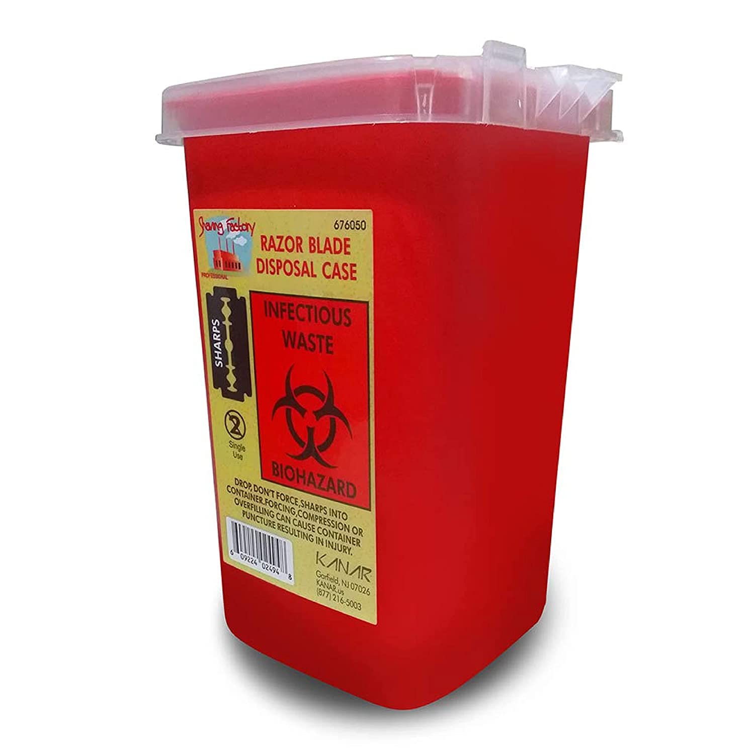 The Shave Factory Blade Dispenser, Sharps Container, Needle Disposal containers