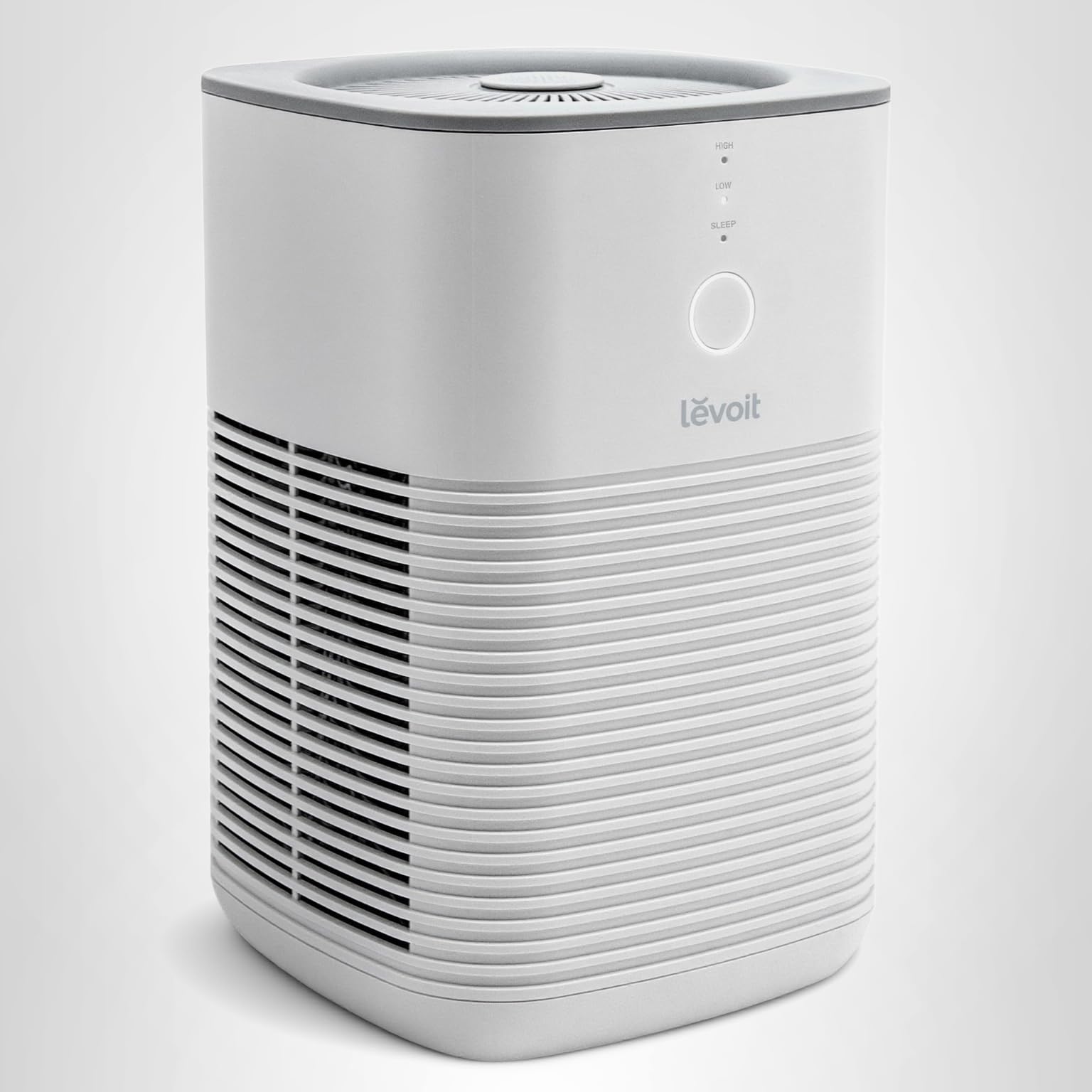 LEVOIT Air Purifier for Home Allergens Pet Hair in Bedroom, Covers Up to 1073 ft² by 56W High Torque Motor, AHAM VERIFIDE, 3-in-1 Filter with HEPA Sleep Mode, Remove Dust Smoke Odor, Core300-P, White: White 1Pack LV-H128