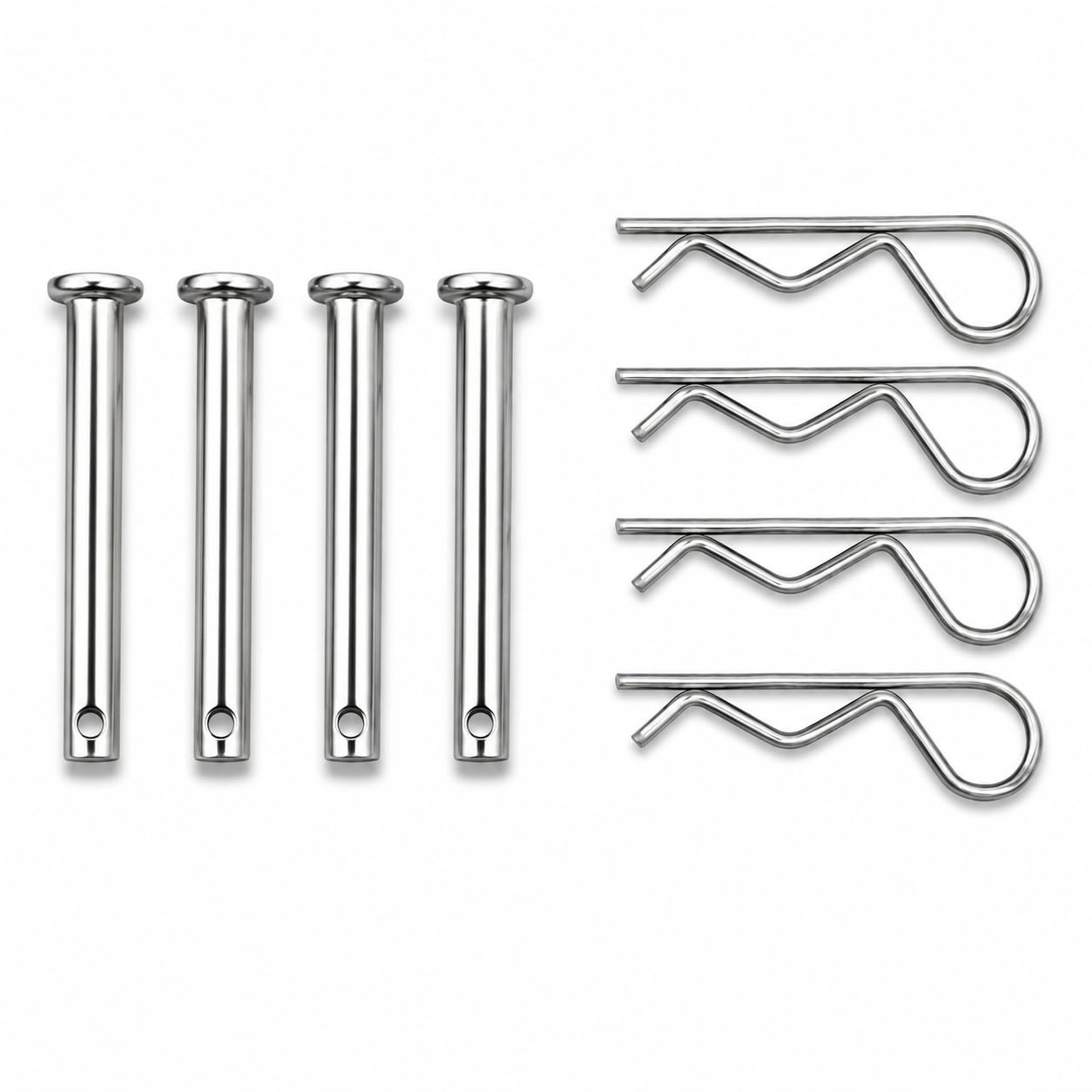 4-Pack 88206 Stainless Steel Grill Hinge Pins | Fits Weber Genesis & Summit Models | Lid-to-Firebox Hardware Kit