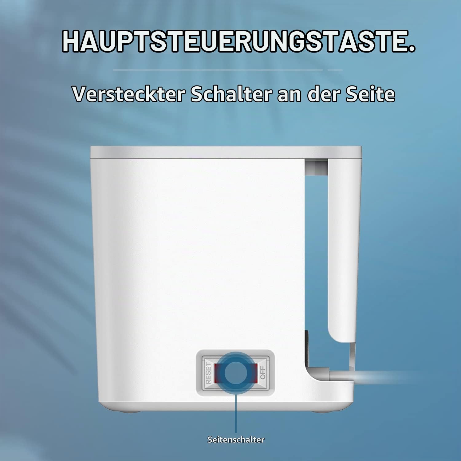 Kabelbox mit Steckdosenleiste USB C Überspannungsschutz 5-Fach Mehrfachsteckdose mit 3 USB Ladeanschlüsse, Kabel Organizer Box Steckdosenadapter, 29,5 x 14 x 14 cm, 5m Kabel, Weiß
