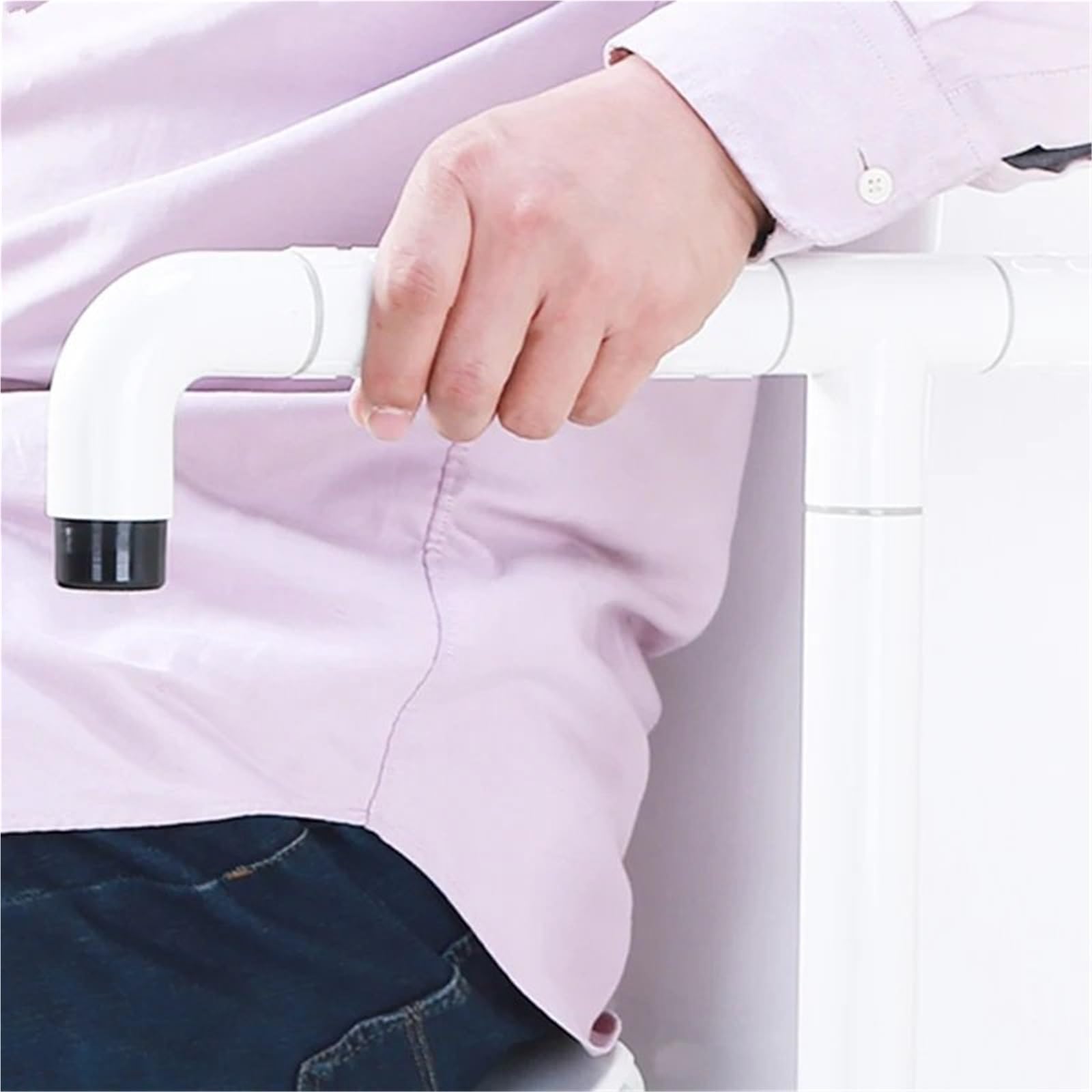 Maniglie per bagno, maniglie per WC, portatili, con forte ventosa, per vasche da bagno a pressione, accessori per bagno, 2 pezzi