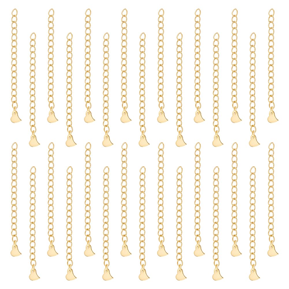 Kit Fai Da Te Gioielli UNICRAFTALE Set 30 Connettori Per Gioielli - Terminali Pelle Con Catene E Moschettoni Dorati Accessori Bijoux Fai Da Te