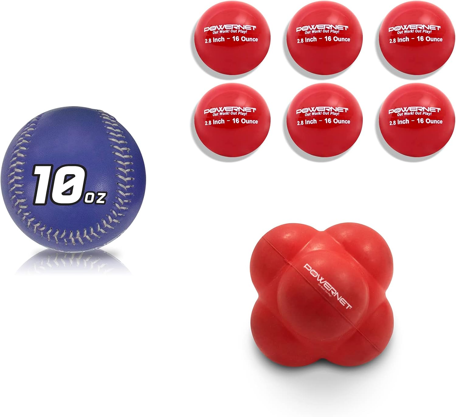 10oz. Weighted Baseball 2.8" Weighted Balls