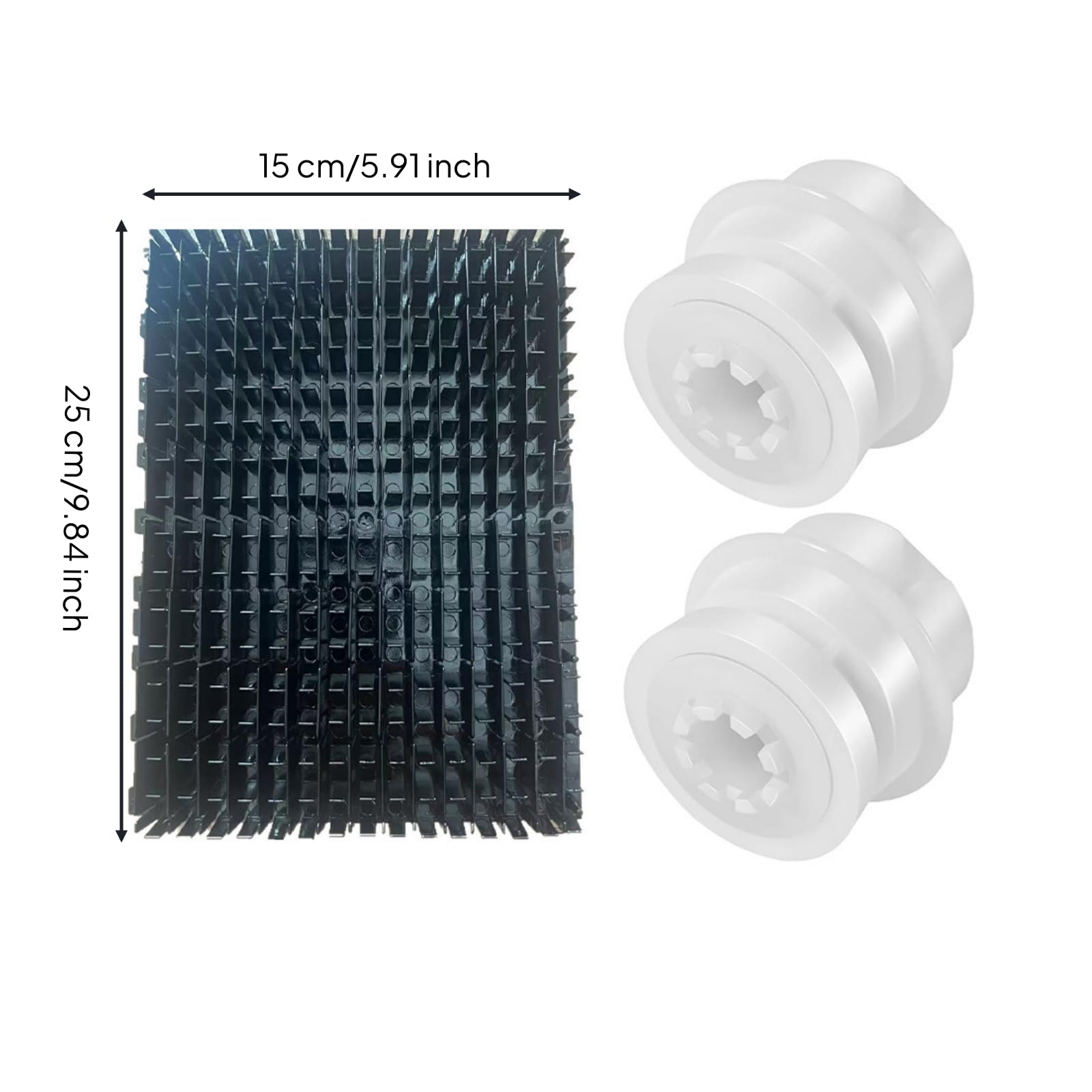 Pièce Rechange pour Robot Piscine, RCX26005 Roue Tube Roulement Poulie + RCX26008 Rouleau | Résistant