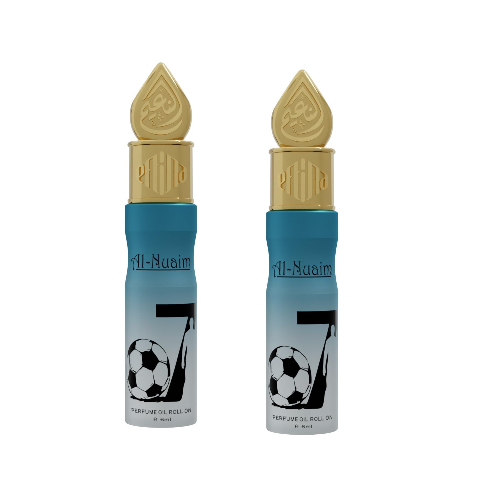 Al-NuaimAttar Roll On for Men & Women - 6ml (Pack of 2-6ml Each, O7)