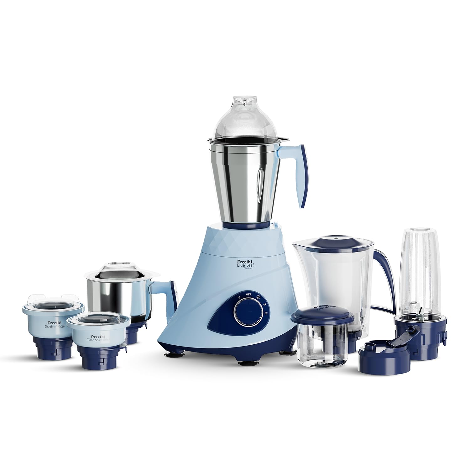 Preethi Blue Leaf Platinum Mixer Grinder - 750W, FREE SHIPPING -9