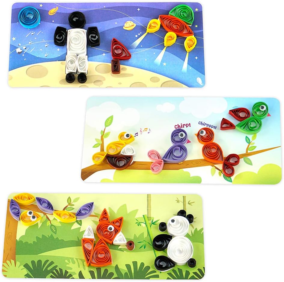 Quill On Spyrosity Explore Quilling Craft Kit | Arts and Crafts for Kids Ages 6-8 | Girls Toys Age 6-8 | Paper Crafts for Kids Ages 4-8 | Birthday Gifts for 5 Year Old Boys & Girls - Image 4