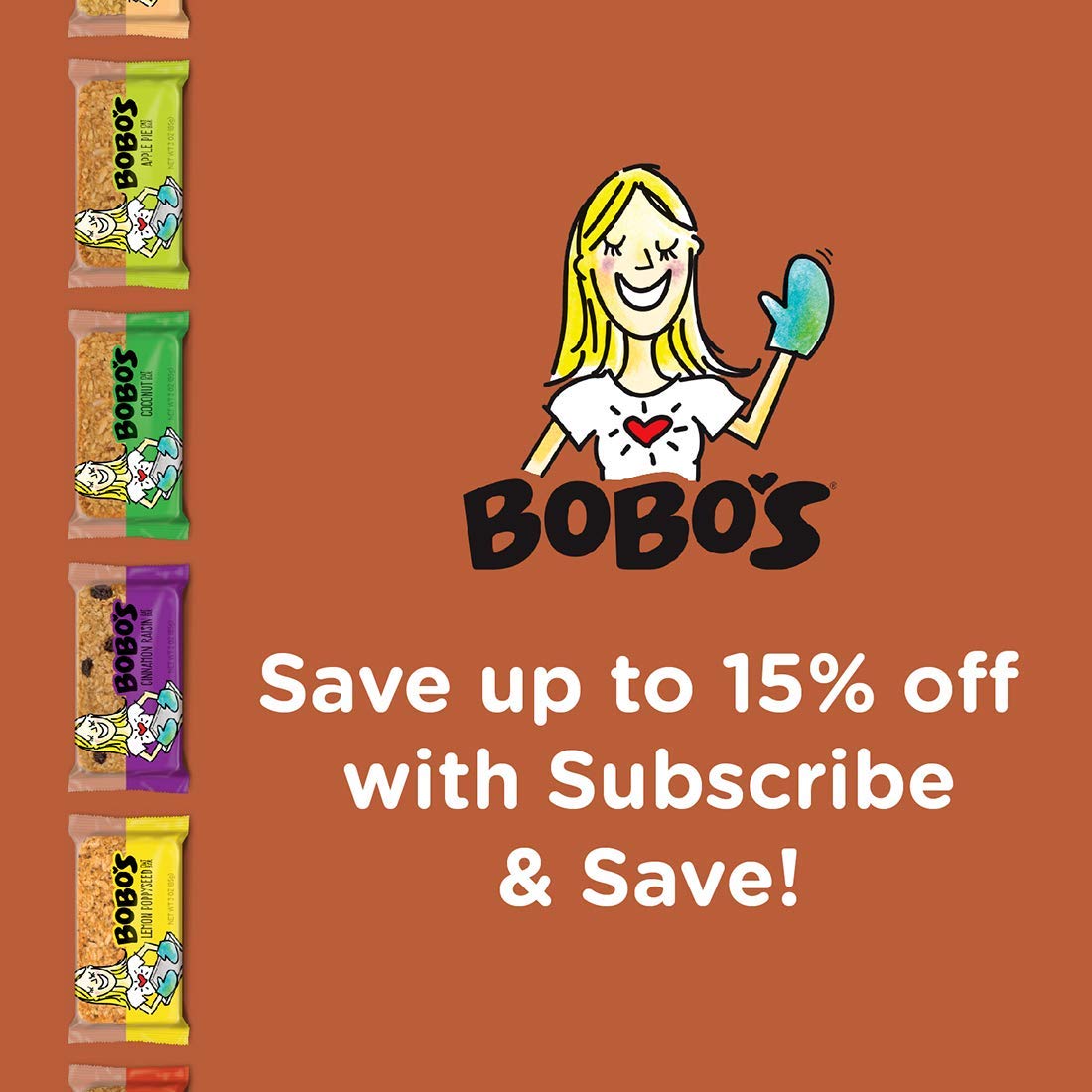 Bobo's Oat Bars (Chocolate Chip, 12 Pack of 3 oz Bars) Gluten Free