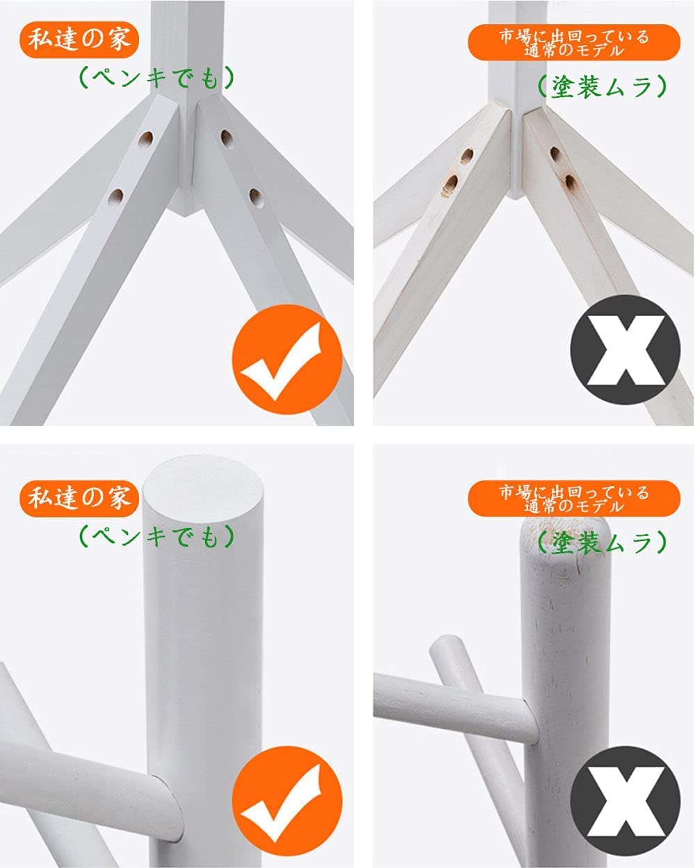 Amazon.co.jp: コートハンガー 帽子掛け けスタンド バッグハンガー