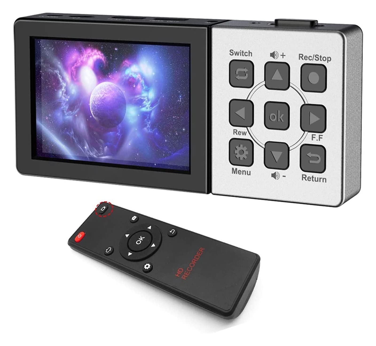 Captura de Video HD 1080P 3.5 Pulgadas TFT Batería incorporada y Altavoz Grabación Full HD 1080P 60fps