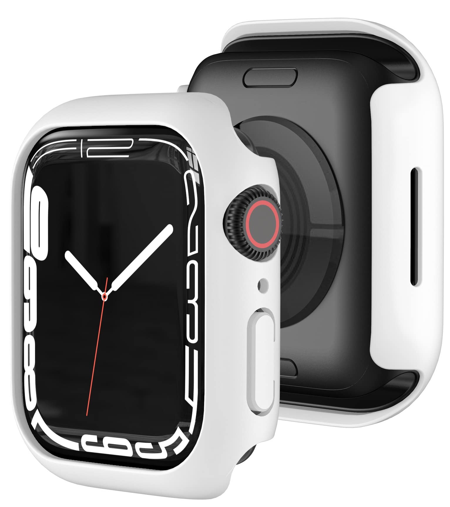 Oboe 45mm Bumper Case Compatible with Apple Watch iWatch Series 7/8 / 9 Anti Scratch Shockproof PC Case Cover (White) (B09NMHPGQF) Amazon Price History, Amazon Price Tracker