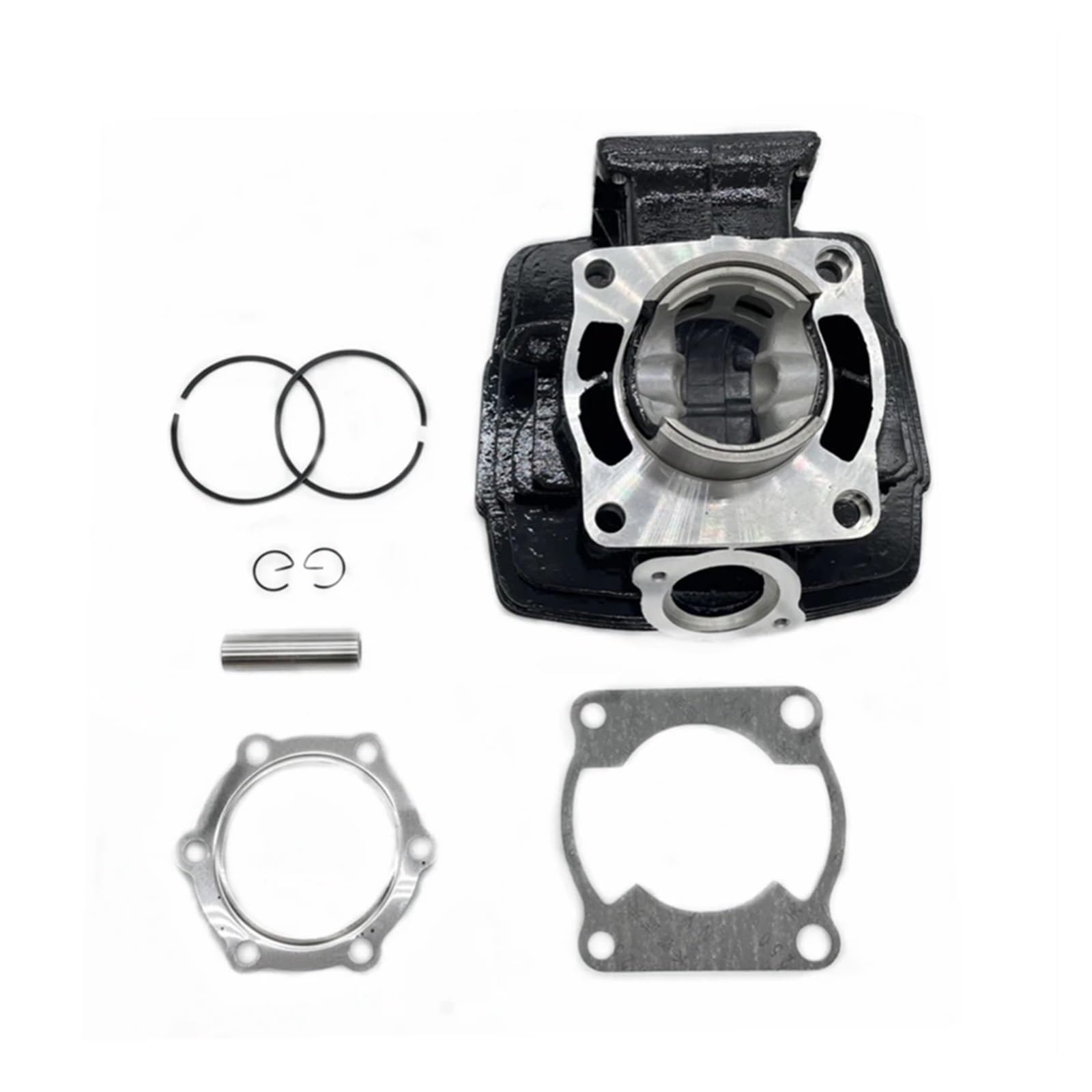 Pieza DE Recambio Kit de Juntas de Anillo de pistón de Cilindro de 66 mm Fit For Accesorios de Motor de Motocicleta Compatible con DT175