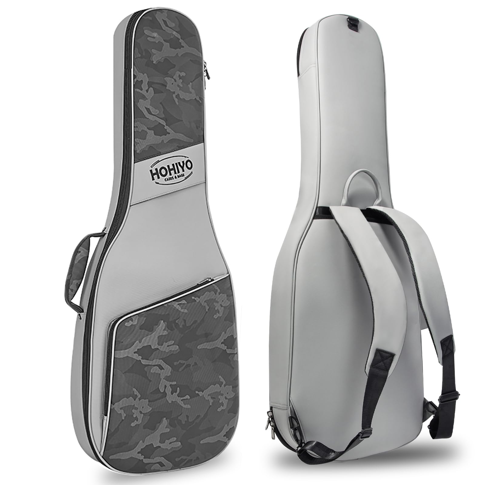 Bolsa acolchada de 20 mm para guitarra eléctrica, funda suave, acolchado grueso, compatible con equipos musicales, guitarra, músicos, guitarra eléctrica