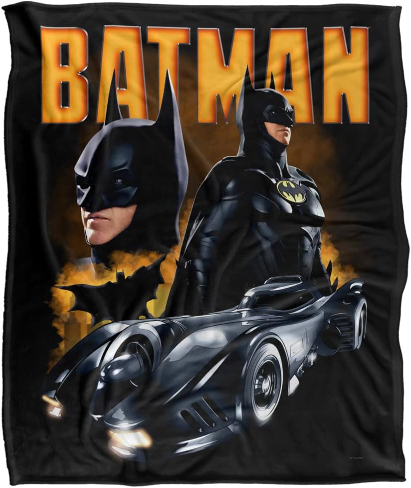 The Flash Blanket, 50"x60" Multiple Batman Silky Touch Super Soft Throw Blanket