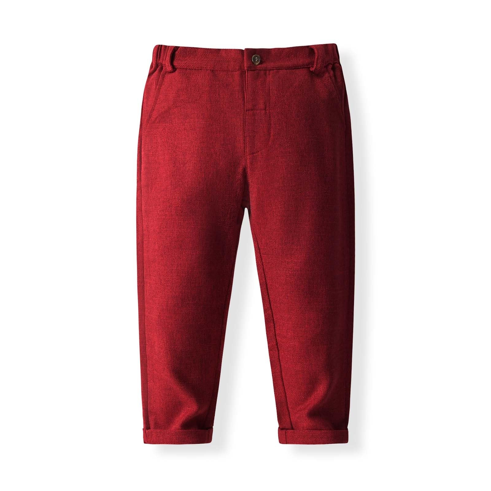 Completo elegante per neonato, camicia, gilet e pantaloni, smoking in cotone, per battesimo e cerimonie