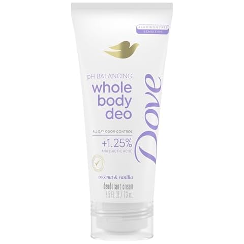 Dove Whole Body Deo Aluminum Free Invisible Cream Deodorant Coconut & Vanilla Cover