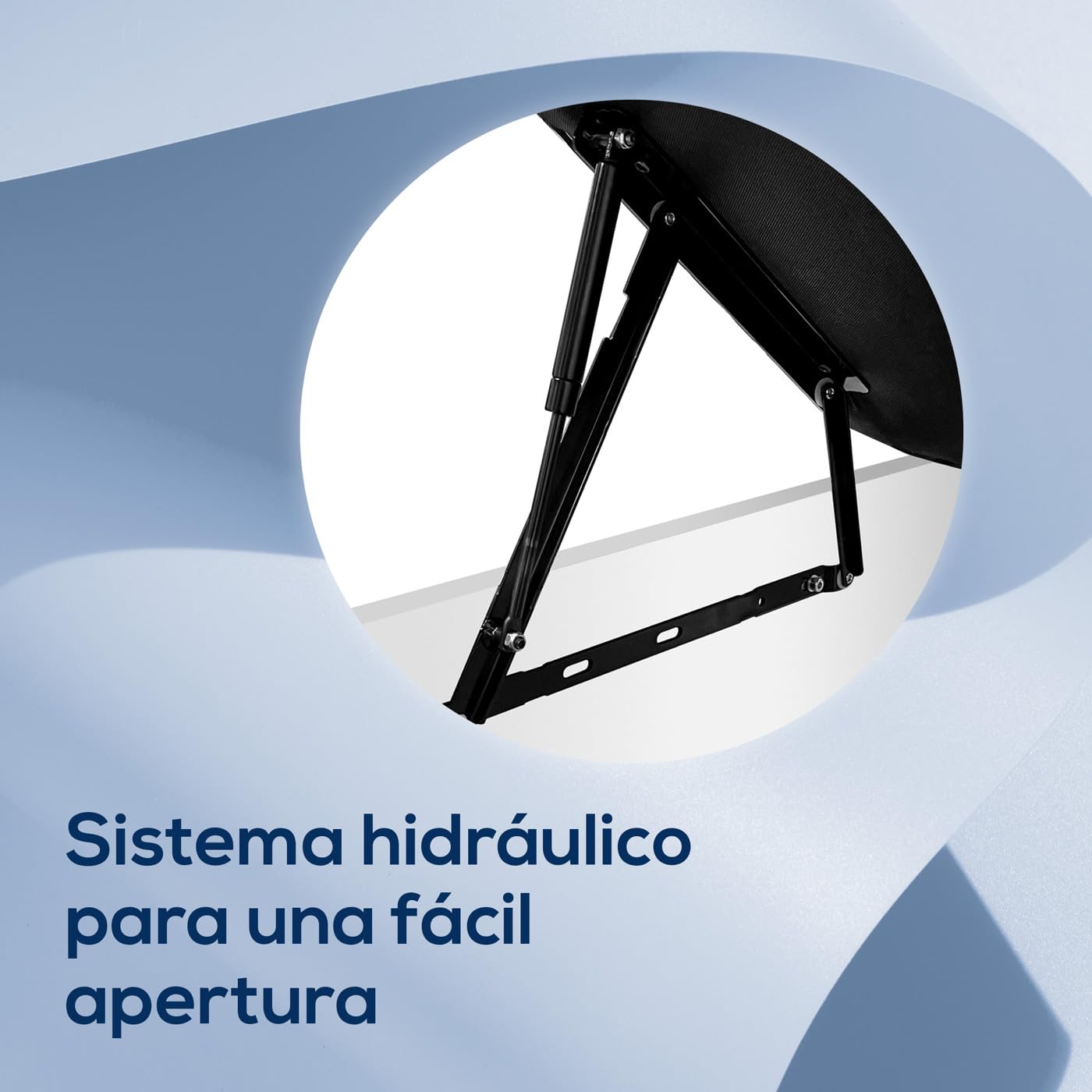 DUÉRMETE ONLINE - Canapé Abatible de Madera Súper Reforzado Gran Capacidad con Apertura Lateral, Transpirable y Resistente, Esquinas Redondeadas, 90 x 200, Blanco