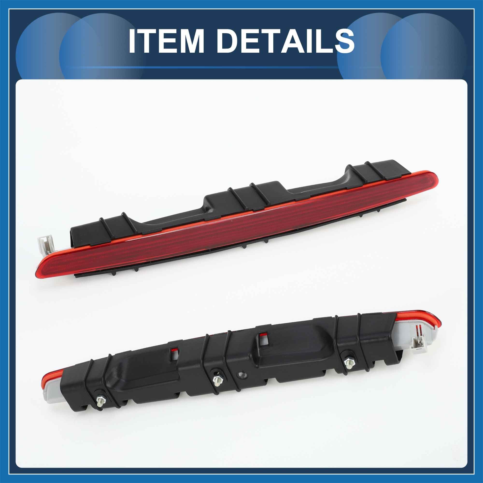 A ABSOPRO Terzo Stop a LED per Mercedes Benz Classe SLK W171 R171 2004-2011, Alloggiamento Rosso in Plastica Impermeabile Luce di Stop Montata in Alto 3a Posteriore Centrale Sostituzione