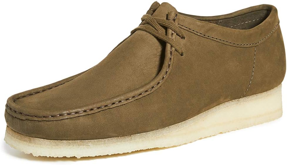 olive green wallabees