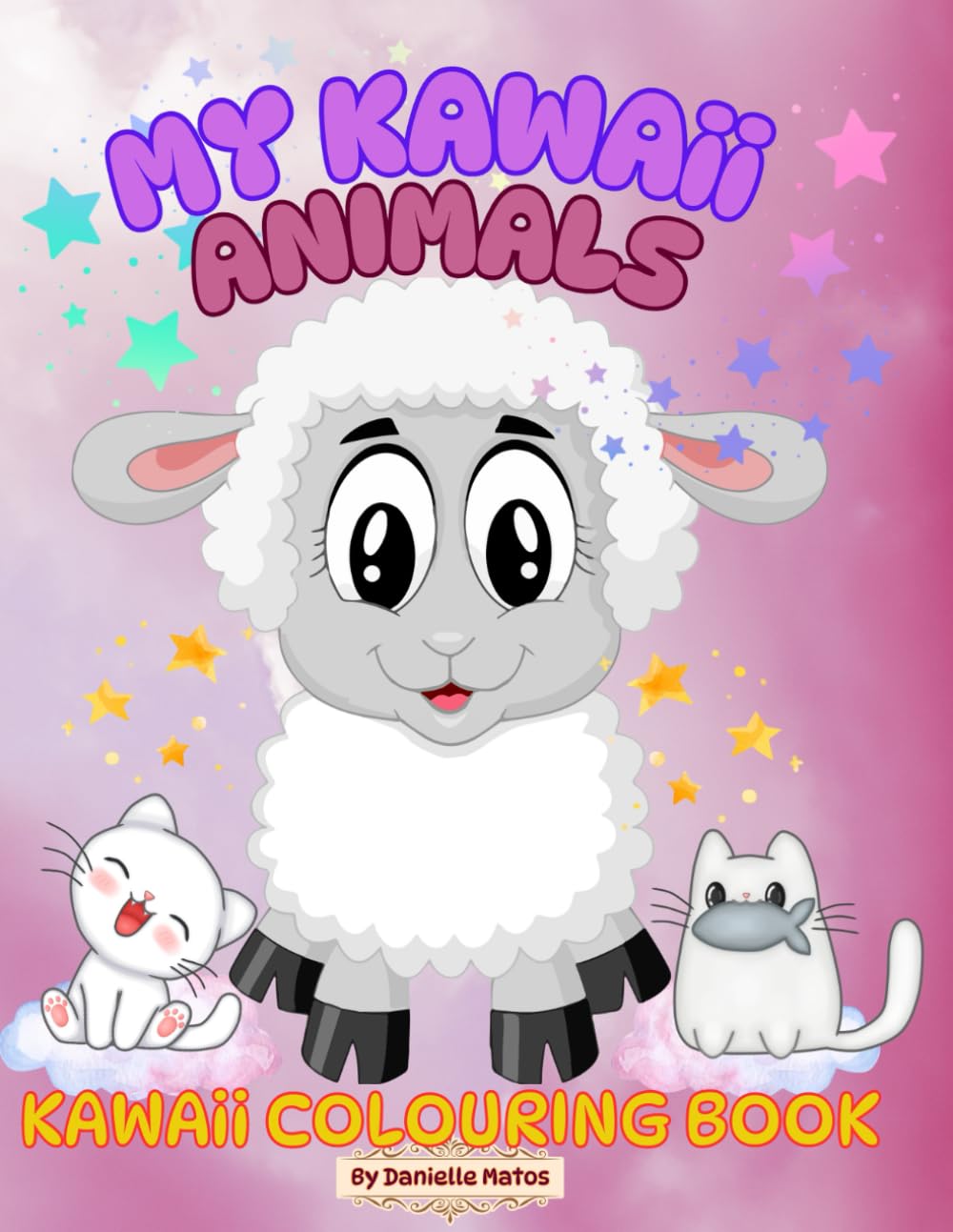 My Kawaii Animals: Kawaii Colouring Book for kids