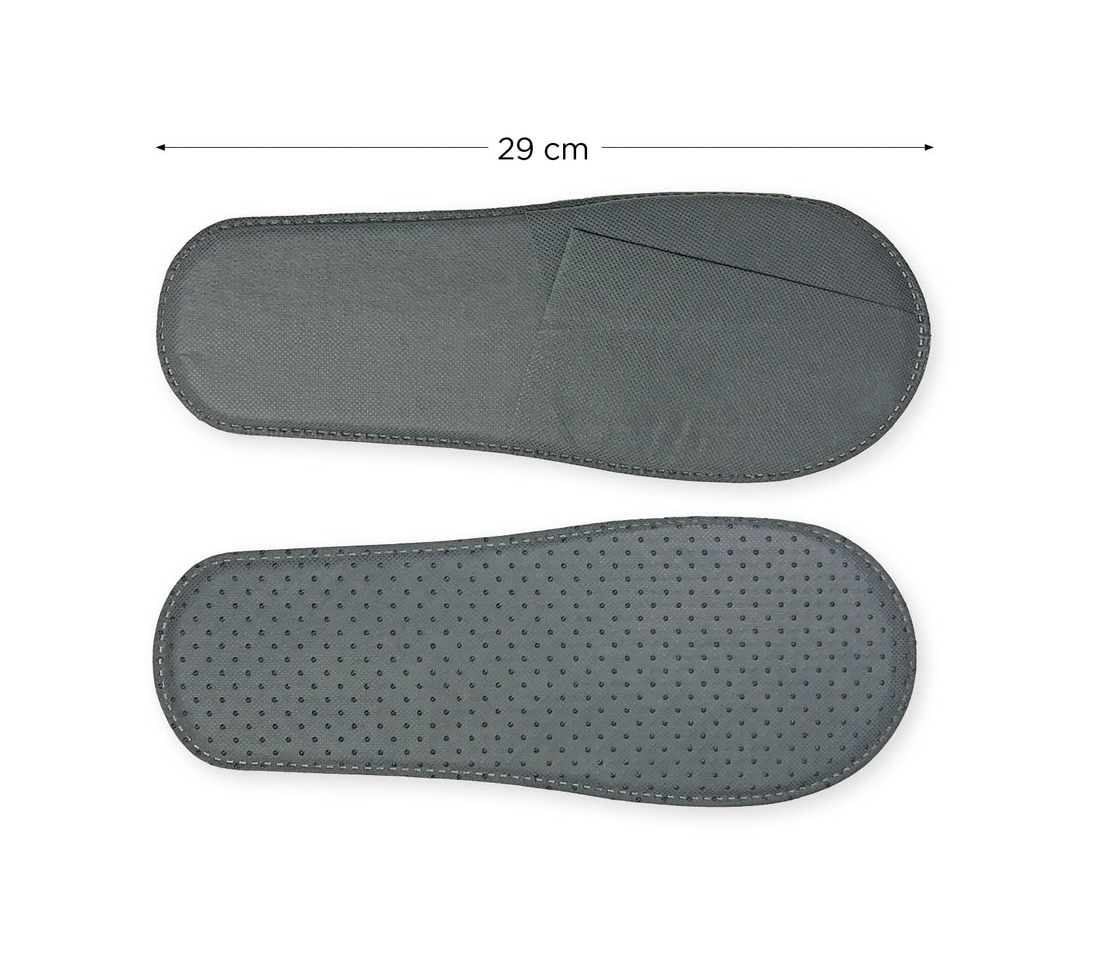 PRESENT-MORE - Pantofole Ospiti Modello TNT 250 Paia - Ciabatte Ospiti Chiuse Misura 29cm - Colore Nero - Ideale per Hotel e B&B