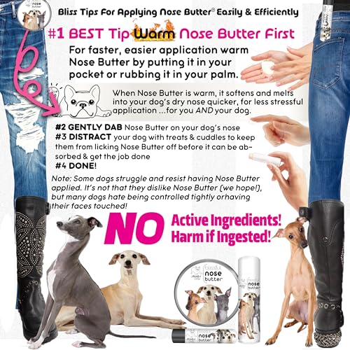 Image of The Blissful Dog Italian Greyhound Unscented Nose Butter - Dog Nose Butter, 16 Ounce