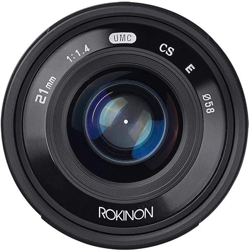 Miniatura 3 de Rokinon RK21M-FX 0.827in F1.4 ED AS UMC Lente gran angular de alta velocidad para Fuji (negro)