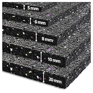 Etm AM-1924-1 Gummimatte Antivibrationsmatte 10mm