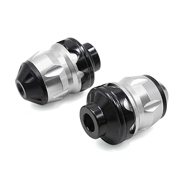 Ubersweet Imported 2pcs Silver Tone Aluminium Alloy Front Wheel Decoration Fork Cup