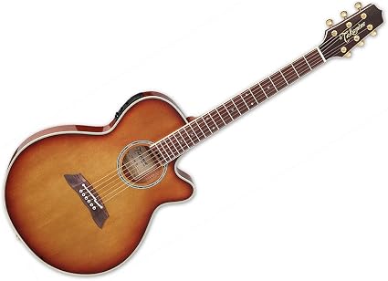 Amazon.com: Takamine TSP138C-TB (Thinline) Guitarra acústica de 6 cuerdas  (Estuche incluido) con tapa de spuce sólido y CT-3N Electronics - Brillo  Tea Burst : Instrumentos Musicales