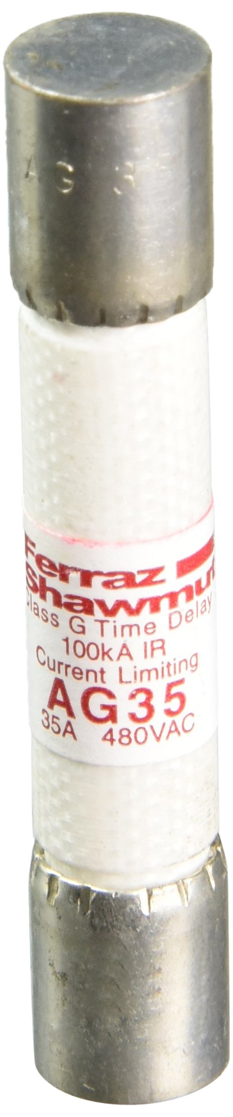 Mersen AG Amp-Trap Class G Fuse, 480VAC, 100kA AC, 35 Ampere, 13/32" Diameter x 2-1/4" Length
