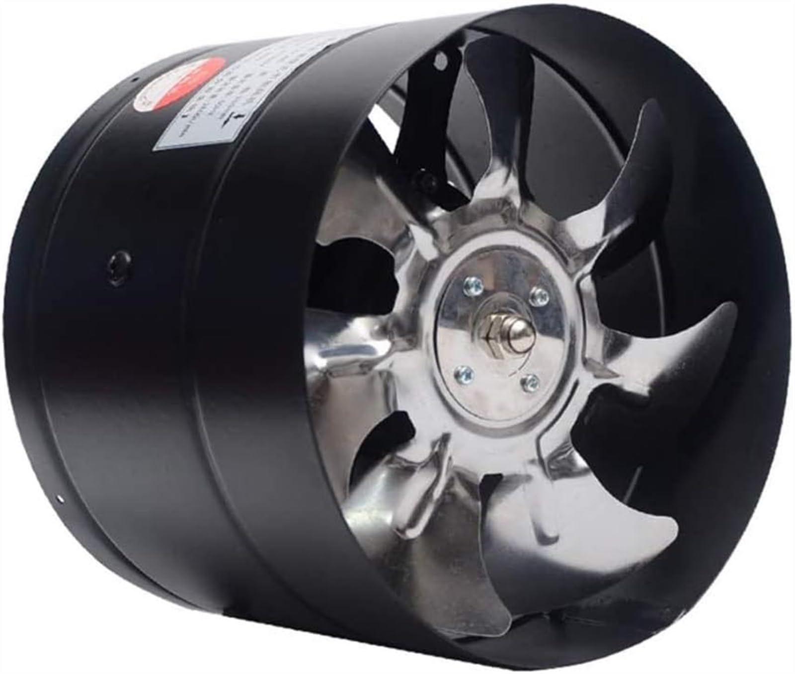 Ventilateur conduit 7 pouces extracteur d'air en métal pour aération gaine WC