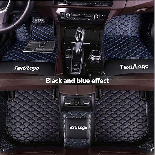 Miniatura 6 de Tapetes personalizables al 95% para piso de automóvil de los modelos de automóvil, de cuero PU, todo tipo de clima, resistente al agua,