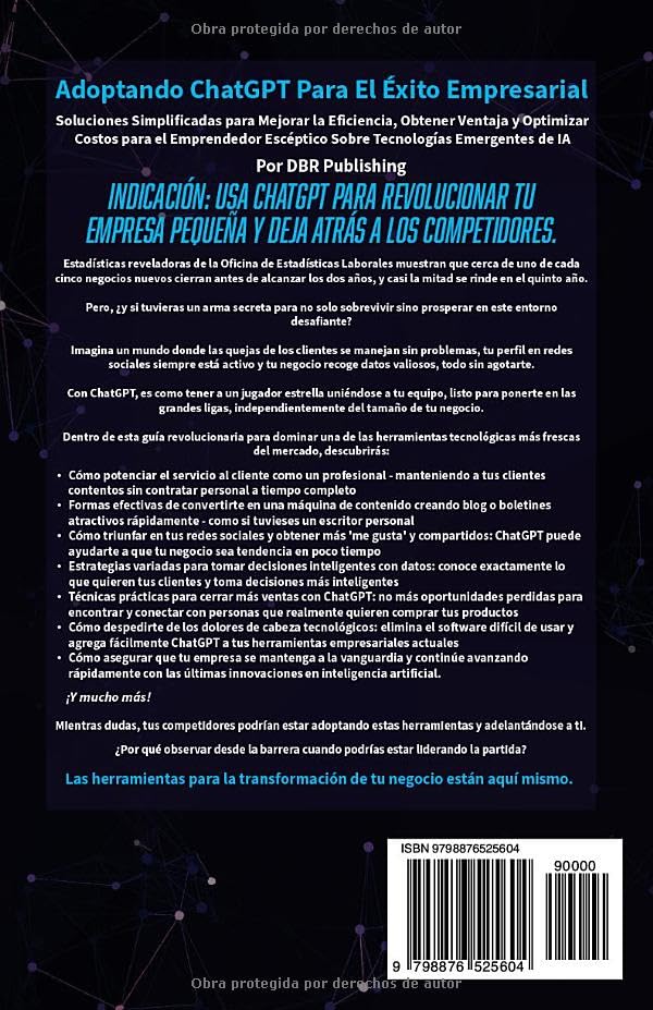 Miniatura 2 de Adoptando ChatGPT Para El Éxito Empresarial Soluciones Simplificadas para Mejorar la Eficiencia, Obtener Ventaja y Optimizar Costos para el ...